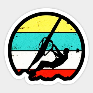 Surfing Surfboard Vintage Retro Sticker